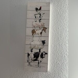 Farm Animal Stack Wall Art